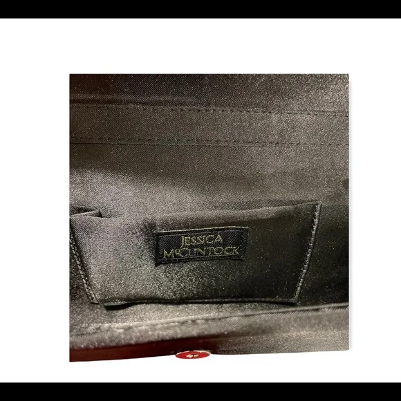 Black Ruffle Clutch - Picture 3 of 3